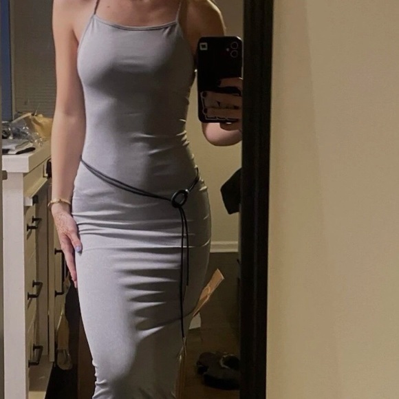 New XL Long Black Lariat Statement Necklace / Multipurpose Jewelry - Oversized - Picture 6 of 13